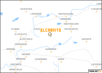 map of El Cabrito