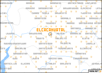 map of El Cacahuatal