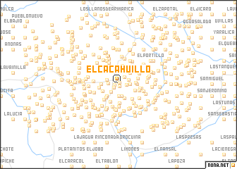 map of El Cacahuillo