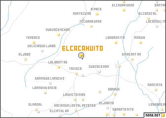 map of El Cacahuito