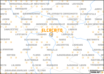map of El Cacaíto