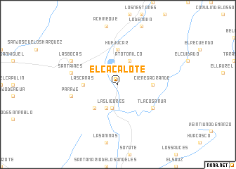 map of El Cacalote