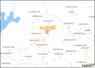 map of El Cacao