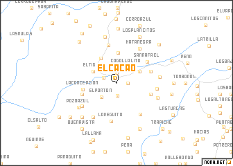 map of El Cacao