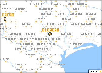 map of El Cacao