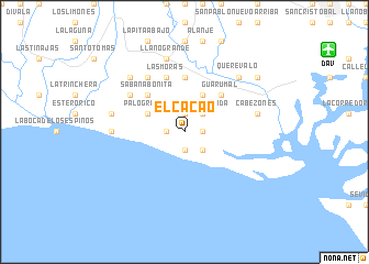 map of El Cacao