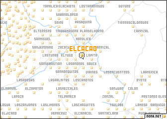 map of El Cacao
