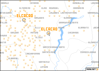 map of El Cacao