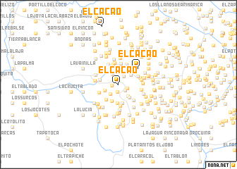 map of El Cacao