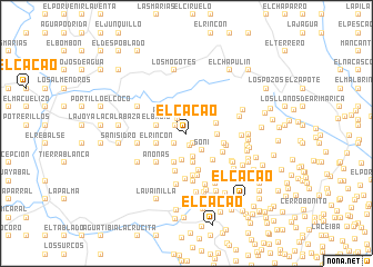 map of El Cacao
