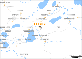 map of El Cacao