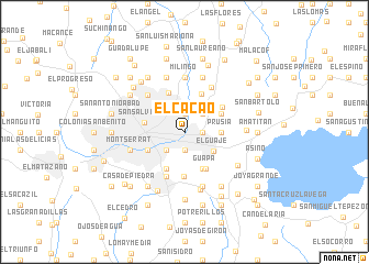 map of El Cacao