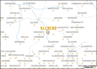 map of El Cacao