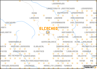 map of El Cacheo