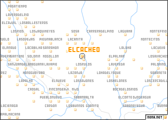 map of El Cacheo