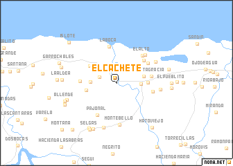 map of El Cachete