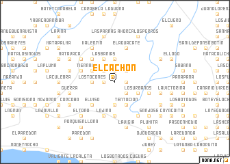 map of El Cachón