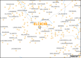 map of El Cacho