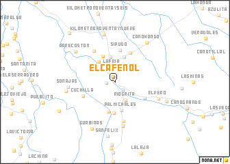 map of El Cafenol