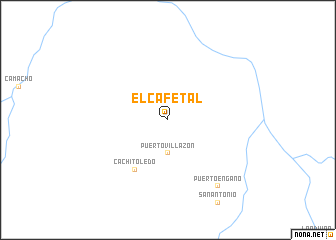 map of El Cafetal