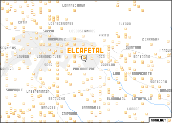 map of El Cafetal