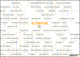 map of El Cafetal