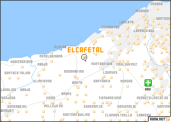 map of El Cafetal