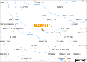 map of El Cafetal