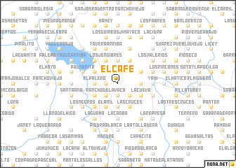 map of El Café