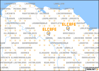 map of El Café