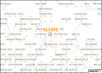 map of El Café