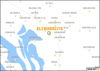 map of El Caimancito