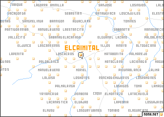 map of El Caimital
