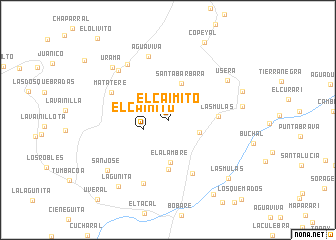 map of El Caimito