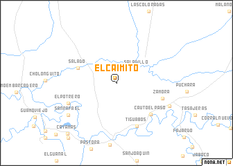 map of El Caimito