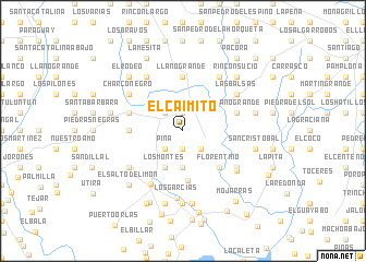 map of El Caimito