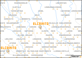 map of El Caimito