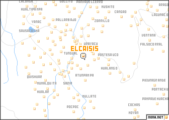 map of El Caisis