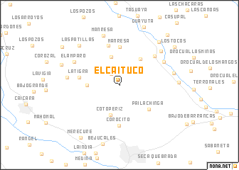 map of El Caituco