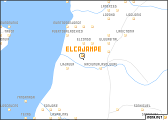 map of El Cajampe