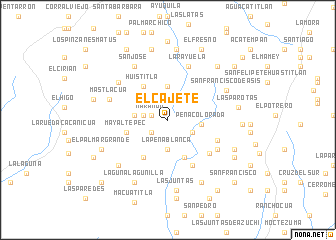 map of El Cajete