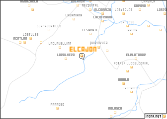 map of El Cajón