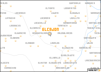 map of El Cajón