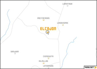 map of El Cajón