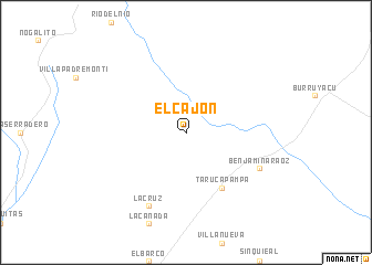 map of El Cajón