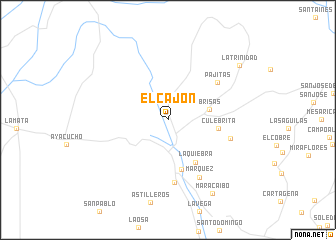 map of El Cajón