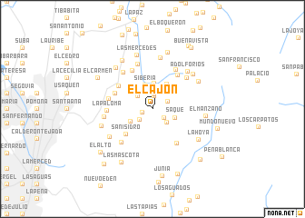 map of El Cajón