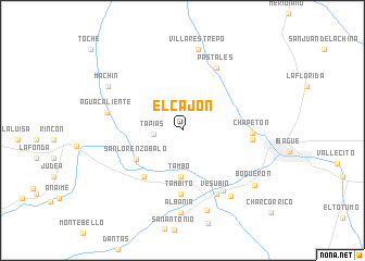 map of El Cajón