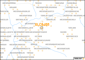 map of El Cajón