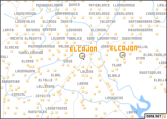 map of El Cajón